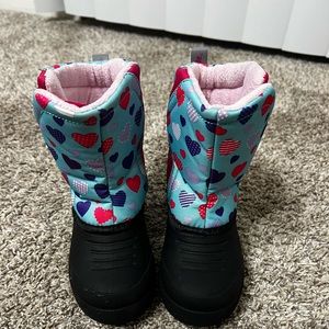 Snow boots for little girls VGUC